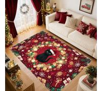Tappeto di Babbo Natale Cat Area 15,2 x 18,