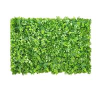 Tappeto di erba artificiale in plastica verde, quadrato, per decorare le pareti di casa, hotel, bar, giardino, esterni, interni, 40 x 60 cm o 50 x 50 cm (#5)