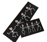 Tappeto di Halloween, antiscivolo, 2 pezzi, a tema horror, tappeto per Halloween, tappeto sotto il , tappeto da cucina per casa, cucina, bagno