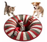 Tappeto di Halloween con illusione 3D, tappeto rotondo con scala infestata | Accento da pavimento di Halloween che attira l'attenzione con un sottile effetto 3D, modo semplice per portare(g)