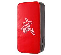 Tappeto di Kickboxing in Pelle PU per Muay Thai, Allenamento di Aiutanti per Boxe, Protezioni Antiscivolo, Schermo di Calcio e Pugno, Pannelli per Gomiti Nella Arti Marziali (Rosso 1 Pezzo)