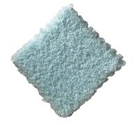 Tappeto di peluche, tappeto da letto per la camera delle ragazze, tappetino patchwork per il pavimento del soggiorno della camera da letto, 30 X 30 cm, tatami, spessore di 1 cm sul fondo(Blue)