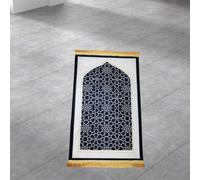 Tappeto di preghiera un unico tappetino di preghiera non slip leggero per