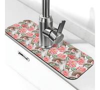 Tappeto di rubinetto estetico a forma di cranio di capra per lavello da cucina assorbente ad asciugatura rapida tappetino rubinetto lavello da cucina carino scarico lavello cucina cucina lavello