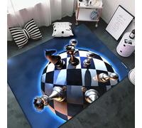 Tappeto Di Stampa 3D Scacchiera Tappeto Super Morbido Antiscivolo Soggiorno Camera Da Letto Decorazione Della Casa - Poliestere Soft 100 X 150 Cm /6813270338782