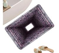 Tappeto d'Illusione Ottica - 80 x 50 cm Decorazione divertente e antiscivolo | Tappeto Illusione 3D per Halloween Ringraziamento Feste a casa Serata di Capodanno Ingresso Soggiorno Camera Corridoio