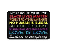 Tappeto D'Ingresso Interno In This House We Believe Kindness Is Everything Moderno Tappeto Per Porta D Ingresso Lavabile Tappetino Per Ingresso Da Interno Per Ingresso Ufficio Casa