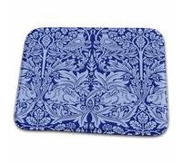 Tappeto D'Ingresso Interno William Morris Brer Rabbit, Two Tone Blue Chintz Pattern Resistente Sporco Tappetino Per Porta Resistente Zerbino D'Ingresso Per Interni Per Casa Corridoio Zona