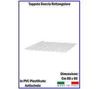 Tappeto Doccia Antiscivolo Tappetino Rettangolare per Vasca Accessori da Bagno