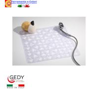 Tappeto Doccia Vasca Vinile CUORE 55 X 55 cm Trasparente GEDY Tappetino Bagno
