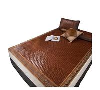 Tappeto ecologico fatto a mano in bambù carbonizzato - Materassino estivo per dormire fresco materasso in rattan naturale decorazione per la casa 1,2 x 1,9 m colore A