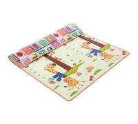 Tappeto educativo antiscivolo per bambini, tappeto interattivo a doppio lato per gattonare, asilo, asilo, giochi, interni, aule, attività sensoriali, picnic all'aperto