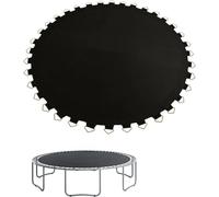 Tappeto elastico di ricambio per trampolino ad alta resistenza, 1,8-4,9 m, per uso esterno, con 36 fibbie, accessorio per trampolino rotondo e copertura a molla.