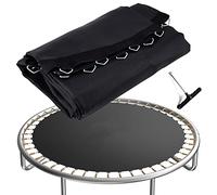 Tappeto elastico di ricambio resistente, adatto per trampolini da 183 a 488 cm, 8 cucite, resistenti all'acqua, superficie di salto durevole per un divertimento sicuro