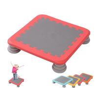 Tappeto elastico sensoriale per salti, 63 cm, quadrato, antiscivolo, giocattolo per bambini, per interni ed esterni, attrezzatura per l'allenamento sensoriale dell'autismo