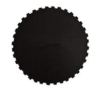 Tappeto Elastico Telo Di Ricambio Per Trampolino Da Giardino, Ø 115/183/244/305/366/457 Cm, Con Occhielli, 100% Resistente Alle Intemperie, Nero