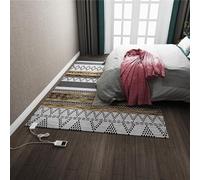 Tappeto elettrico, Tappetino riscaldato, Tappetino riscaldante elettrico, Scaldapiedi riscaldati per la casa, Stufa elettrica portatile per tappeti(D,140x200cm)