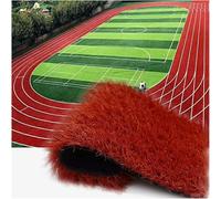 Tappeto erbato sintetico Tappeto in erba sintetica for esterni, tappeto in erba artificiale con fori di drenaggio for parco giochi, rotoli for prato con supporto antiscivolo per l'outdoor(50x200cm)