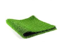 Tappeto erboso artificiale spesso 3 cm, con fori di drenaggio, erba finta verde realistica, per interni ed esterni, animali domestici, porte e aree di piccoli animali (1 x 5 m)