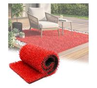 Tappeto erboso Artificiale, Spessore 3 cm, Sintetico, per Esterni, Ideale per Patio, Balcone, terrazza, Recinzione e Decorazione, 60x180 cm.
