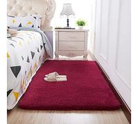 Tappeto extra large 200 x 100 cm, morbido, confortevole, antiscivolo, a pelo lungo, per soggiorno, camera da letto, studio, camera dei bambini, design moderno, perfetto come decorazione per la casa.