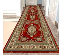 Tappeto Extra Largo per L'ingresso del Corridoio, Tappeto Rosso Classico Tradizionale per La Porta D'ingresso del Corridoio del Bagno della Cucina, 80 Cm 100 Cm 120, W80cmxL100cm(2'6"x3'3"ft)
