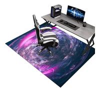 Tappeto Gaming Pavimento, Tappeto Salvapavimento Protezione Parquet, Tappeto Sedia Ufficio per Pavimenti Duri, Tappetino Protettivo Sedia Ufficio Gaming Tappetino Per Sedia da Scrivania 160 x 200 cm