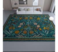 Tappeto Geografia Mappe Minimalismo Antiscivolo Lavabile Pelo Corto Pelo Corto, Morbido, per Salotto, Camera da Letto Blu navy Design Moderno e Elegante 90x150