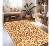 Tappeto geometrico, moderno e contemporaneo cerchio stella N/A marrone tappeti antiscivolo resistenti allo sbiadimento tappeto estetico per la casa per soggiorno, camera da letto, sotto il tavolo