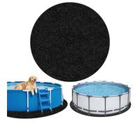 Tappeto Geotessile Per Piscina Fuori Terra Rotondo【12/14/15/18/21/24/27ft】Base Protettiva Anti Perforazione, Rivestimento Esterno Resistente Per Piscine Interrate E Fuori Terra (Square 1.5mx1.5m)