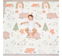 Tappeto Gioco Bambini Pieghevole 150x180x1cm Palestrina Neonato Montessori Reversibile Non Tossico E Impermeabile In Schiuma Per Bimbi. Palestra Neonati - Tappeto Tummy Time Neonati - Regalo Bambino