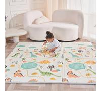 Tappeto Gioco Bambini Pieghevole 150x180x1cm Palestrina Neonato Montessori Reversibile Non Tossico E Impermeabile In Schiuma Per Bimbi. Palestra Neonati - Tappeto Tummy Time Neonati - Regalo Bambino