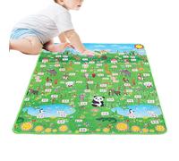 Tappeto Gioco Bambini | Tappeto Educativo Antiscivolo,Tappetino Interattivo Doppia Faccia Per Attività Sensoriale Asilo Praticare Gattonamento Scuola Materna Interno Esterno Gioco In