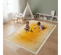 Tappeto Gioco Bambini, Tappeto per Neonati in Memory Foam Spessa 3 cm Tappeto Gioco Base Antiscivolo, Facile Da Pulire, per Attività e Gattonamento Tappeto per Cameretta e Stanza Giochi 150 x 150 cm