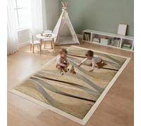 Tappeto Gioco Bambini, Tappeto per Neonati in Memory Foam Spessa 3 cm Tappeto Gioco Base Antiscivolo, Facile Da Pulire, per Attività e Gattonamento Tappeto per Cameretta e Stanza Giochi 130 x 220 cm