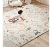 Tappeto gioco per bambini 200x180 cm pieghevole, tappeto Tummy Time per neonati atossico e inodore, antiscivolo, impermeabile, facile da pulire, adatto per cameretta, soggiorno Gli arazzi per bambini 