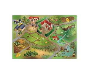 Tappeto Gioco Percorso Fattoria - Cm 100x150