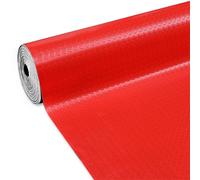 Tappeto Gomma Pvc Rosso Passatoia Rivestimento Copri Pavimento Pedana Bolle