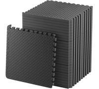 FFITNESS TAPPETO GOMMATO 60X60CM PAVIMENTO A PUZZLE FF - Quantità: 12pezzi. | Ffitness Senza taglia