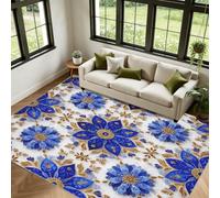 Tappeto grande per soggiorno sala da pranzo 160 x 230 cm Mandala fiore