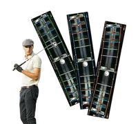 Tappeto Green Per Putting Indoor | Set Portatile Da 3 Pezzi Con Tappetino Di Allineamento Dello Swing - per Esercizi di Putting e Addestramento Golf - Adatto a Donne, Uomini, Golfisti Principianti, Es