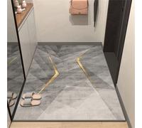 Tappeto grigio-giallo personalizzabile per camera da letto e soggiorno - Elegante accessorio rettangolare per la casa, 160 x 200 cm, perfetto per l'arredamento degli uomini ora!