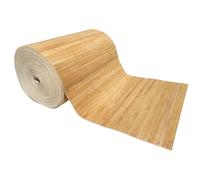 Tappeto Guida Passatoia Corsia Cucina Bambù Retro Antiscivolo Gomma Beige