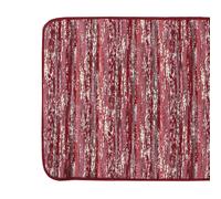 SaRani Tappeto Guida Passatoia Corsia Cucina Fondo Gomma Antiscivolo Fantasia Bordeaux (55x240 cm)