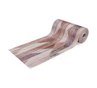Tappeto Guida Passatoia Corsia Cucina Gomma Antiscivolo a Fantasia Legno Beige