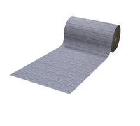 Tappeto Guida Passatoia Corsia Cucina Gomma Antiscivolo Ghirigori Foglie Beige