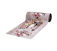 Tappeto Guida Passatoia Corsia Cucina Gomma Antiscivolo Fantasia Giardino Fiori