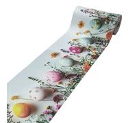 Tappeto Guida Passatoia Cucina Gomma Antiscivolo Fantasia Pasquale Uova Colorate