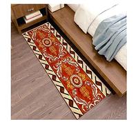 Tappeto Hall, Tappeti Di Gomma Antiscivolo Di Design Floreale per la Decorazione Dell'Ingresso Della Camera da Letto, Pila 0.6Cm/a/90X100Cm