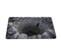 Tappeto Hole Illusion Zerbino da bagno antiscivolo 3D 40x60 cm | Tappeto ingresso con design a foro senza fondo per pavimenti, tappeti impermeabili, soggiorno, camera da, bagno, cocci